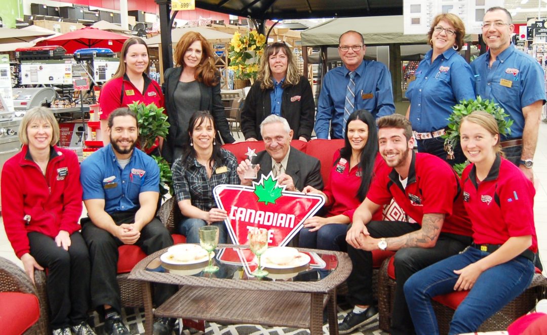 Canadian Tire St. Jerome wins for Best Customer Service 2014 for the QuebecCentral group C3